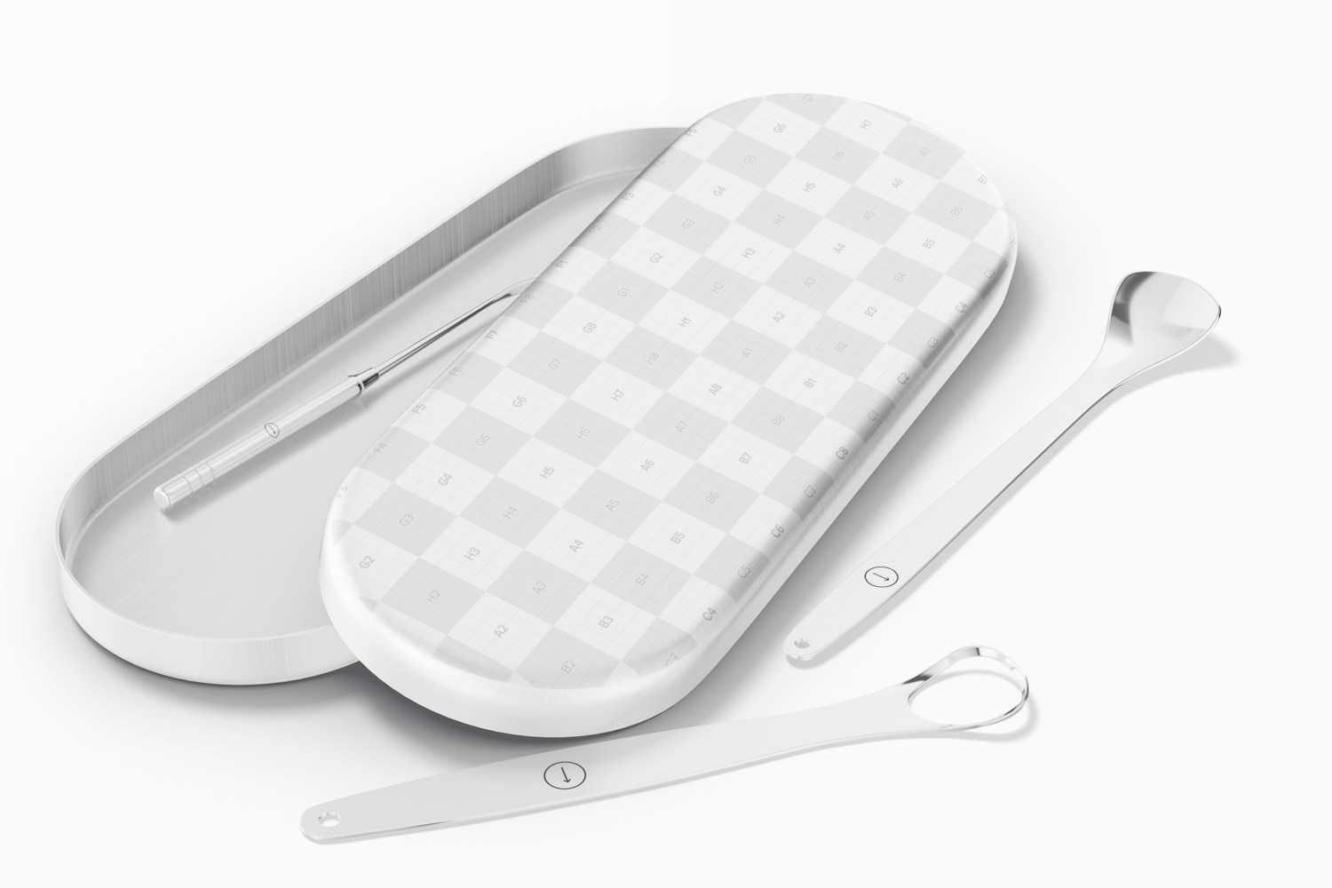 Tongue Cleaner Kit Mockup Tongue Cleaner Kit Mockup