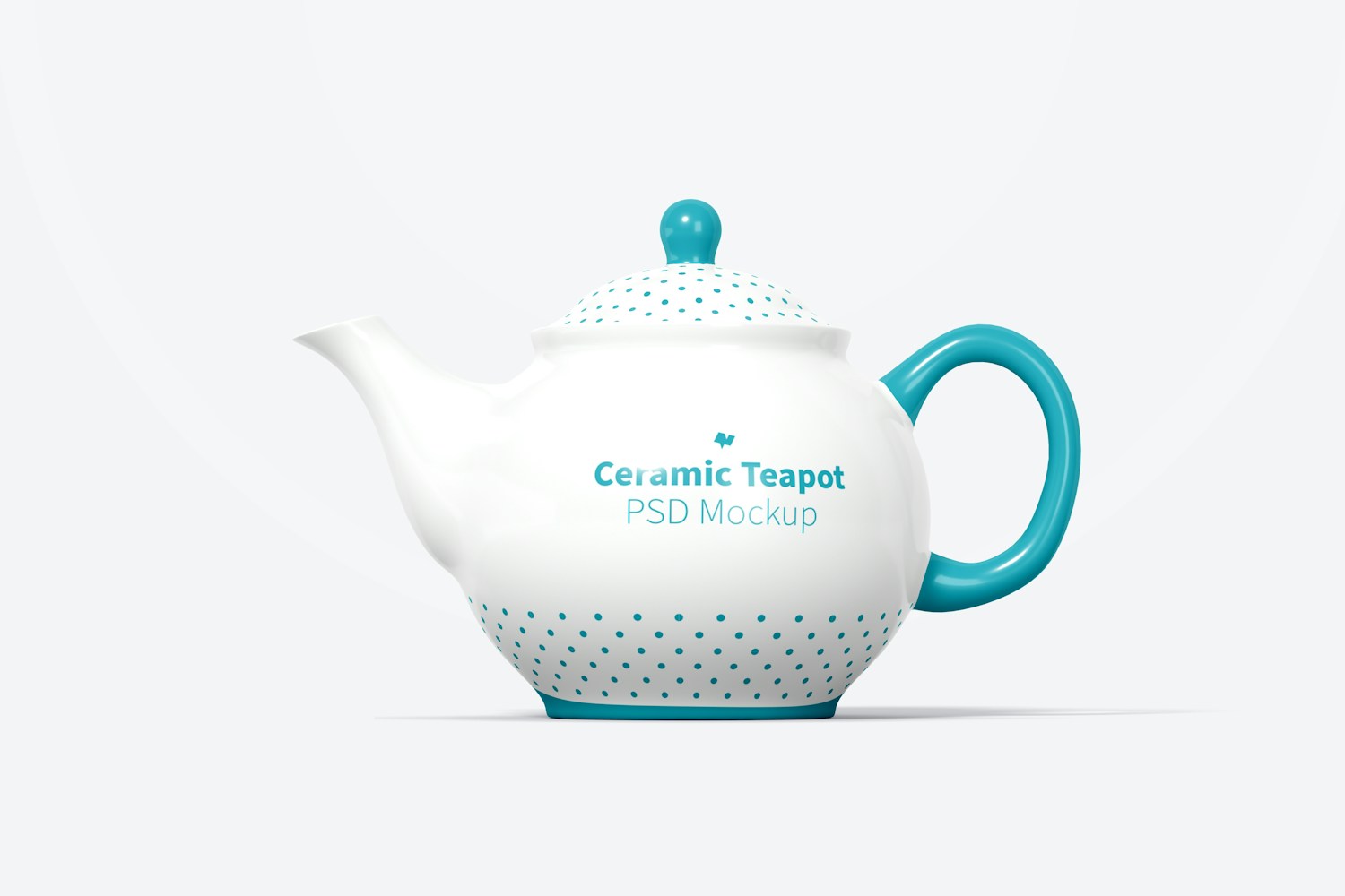 Ceramic Teapot Mockup