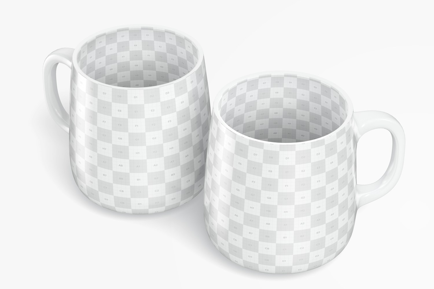 12.2 oz Ceramic Mug Mockup, Perspective