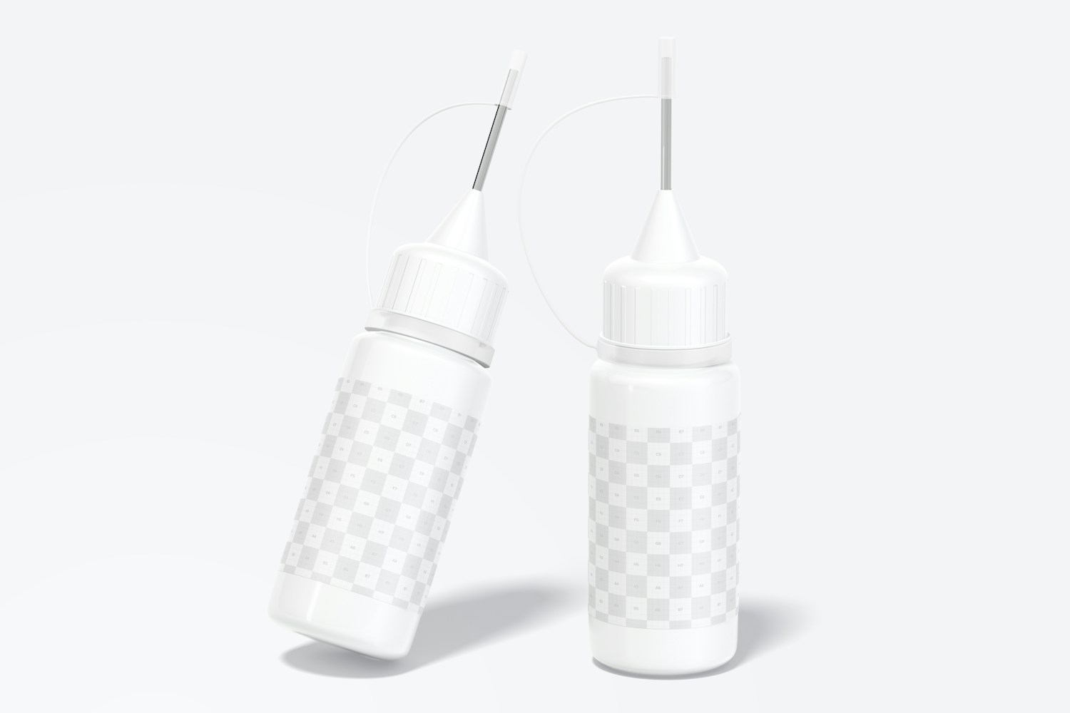 Temporary Tattoo Applicator Bottles Mockup Temporary Tattoo Applicator Bottles Mockup