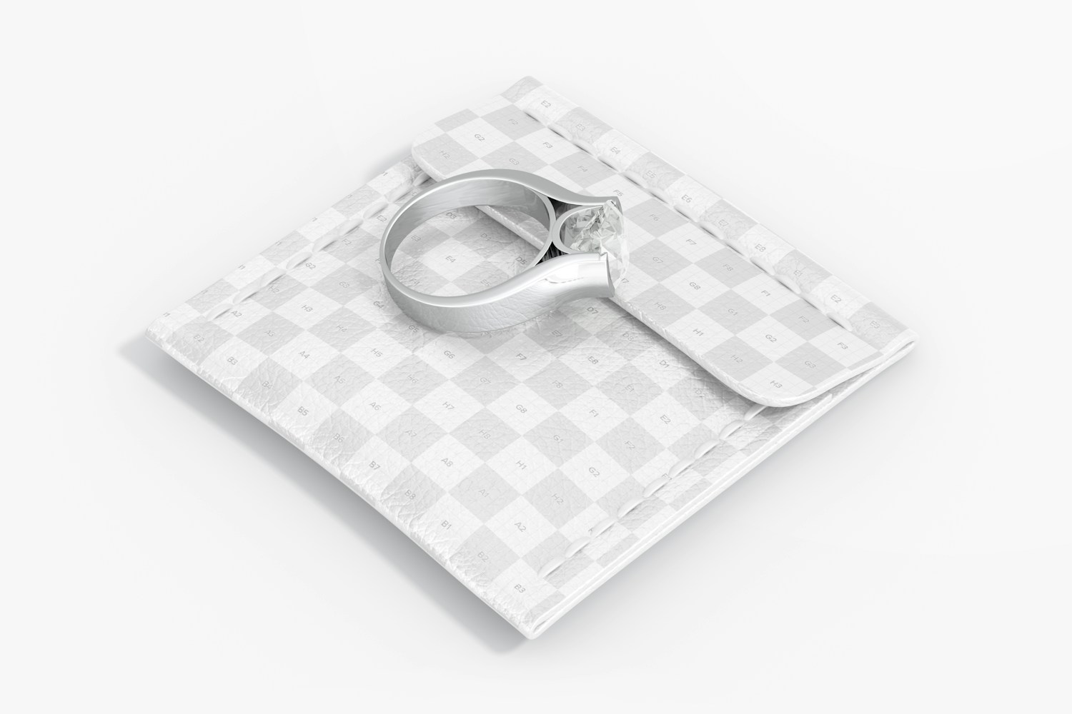 Leather Ring Case Mockup Leather Ring Case Mockup