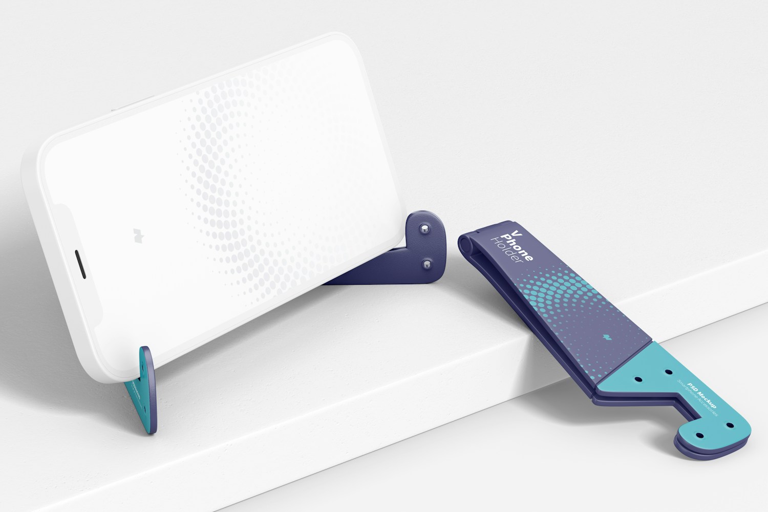 V Phone Holders Mockup V Phone Holders Mockup