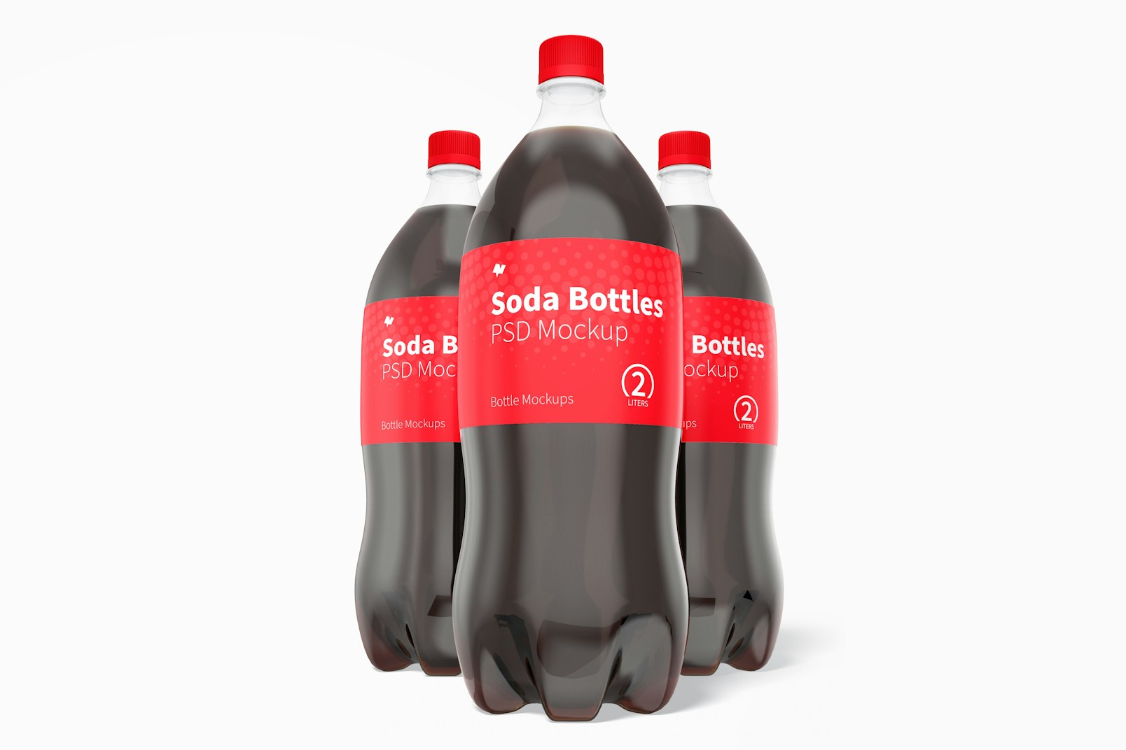 Maqueta de Juego de Botellas de 2L para Coca Cola