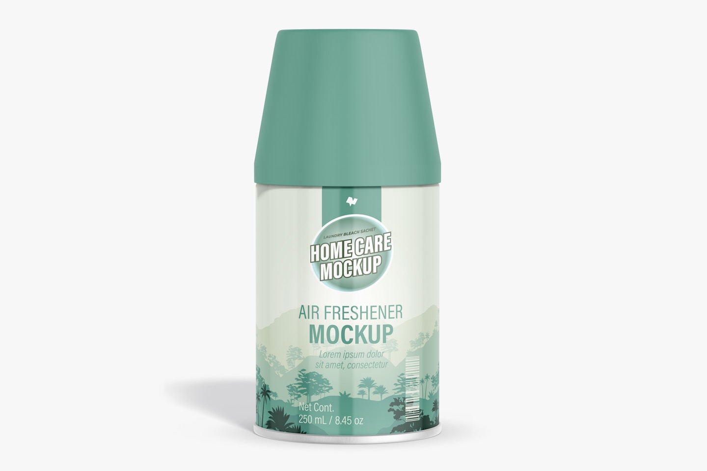 Small Air Freshener Bottle Mockup, Front View