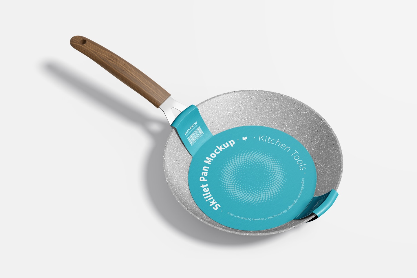 Skillet Pans Mockup, Right View