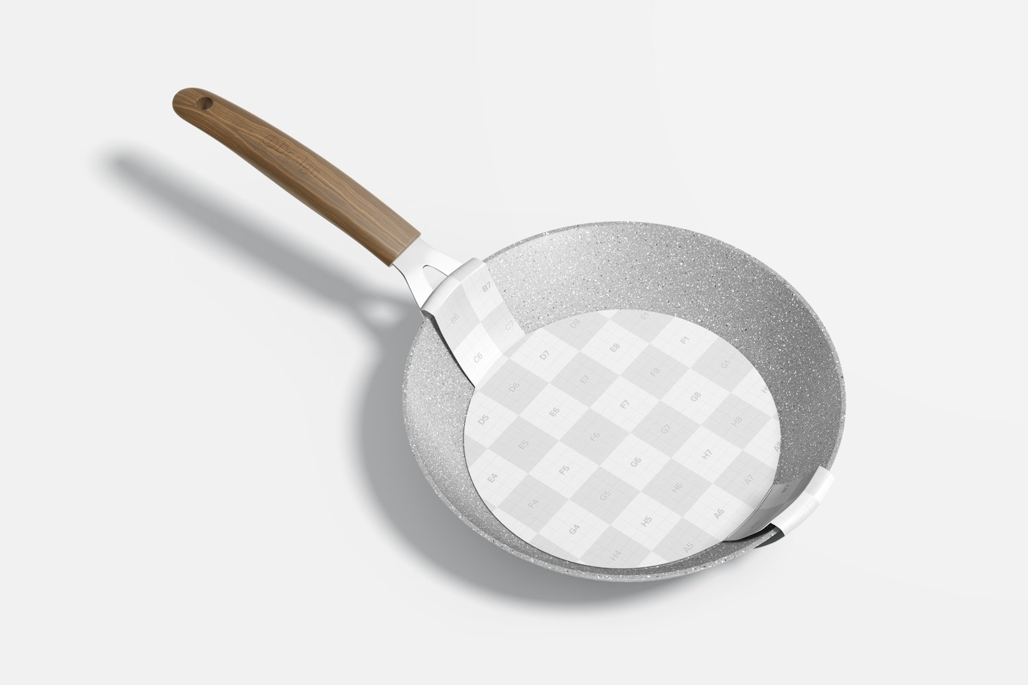 Skillet Pans Mockup, Right View