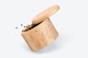 Bamboo Spices Container Mockup, Leaned