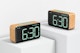 Wooden Alarm Clock Mockup, Perspective
