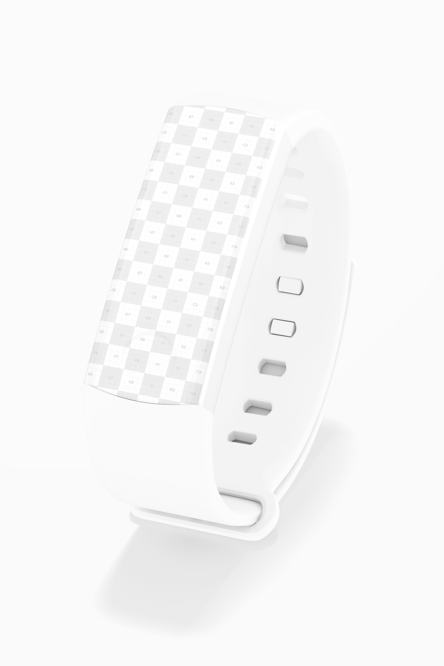 Huawei Fit Honor Band 3 Smart Watch Mockup, Top View
