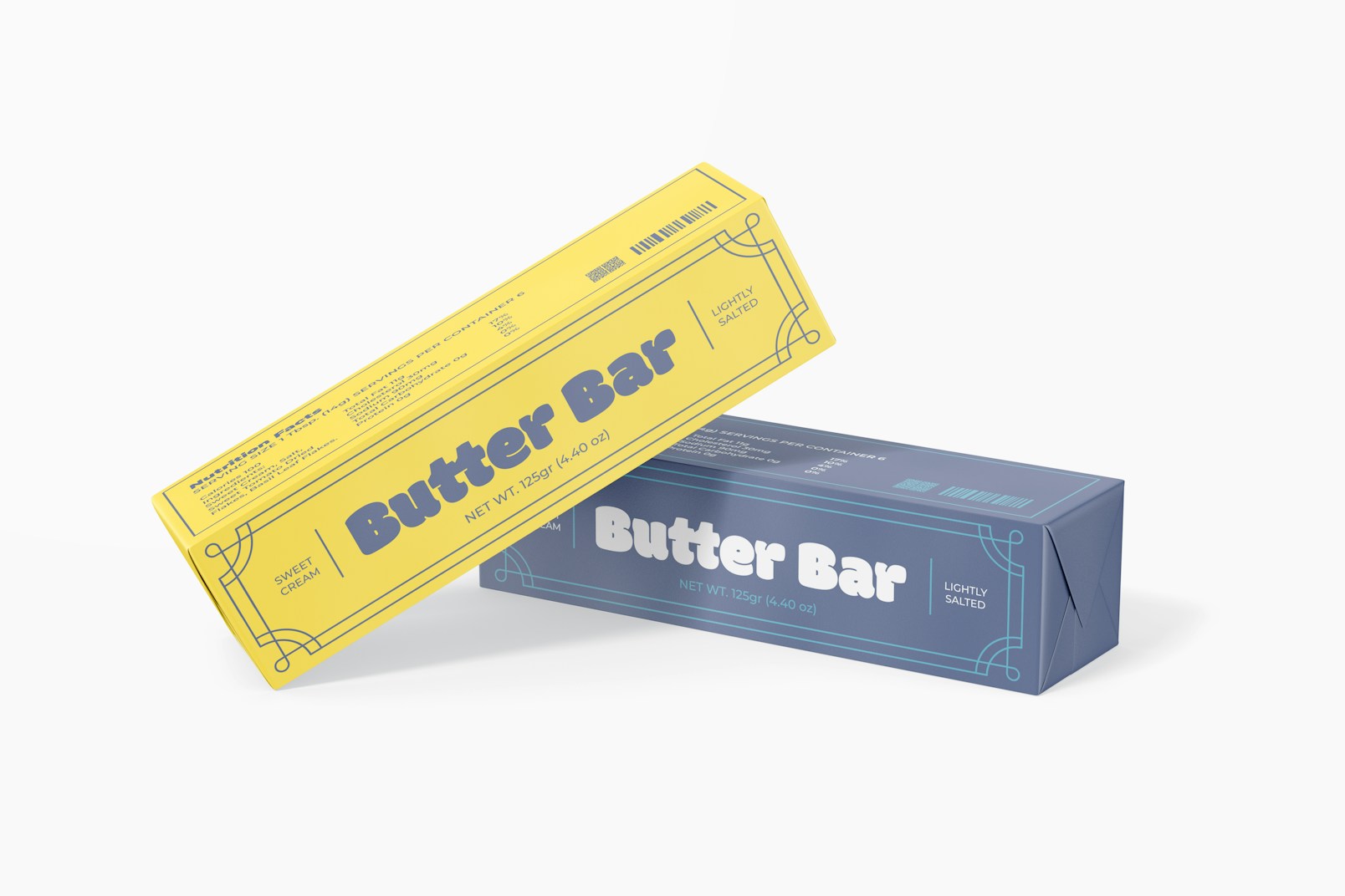 125gr Butter Bars Mockup