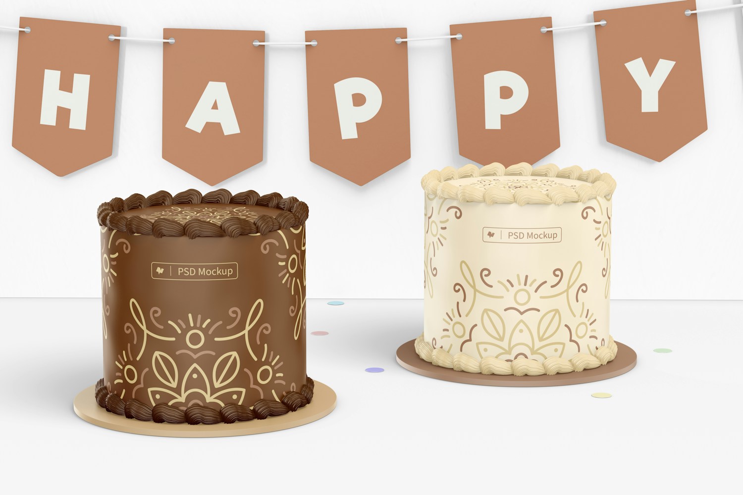 Personal Cakes Mockup