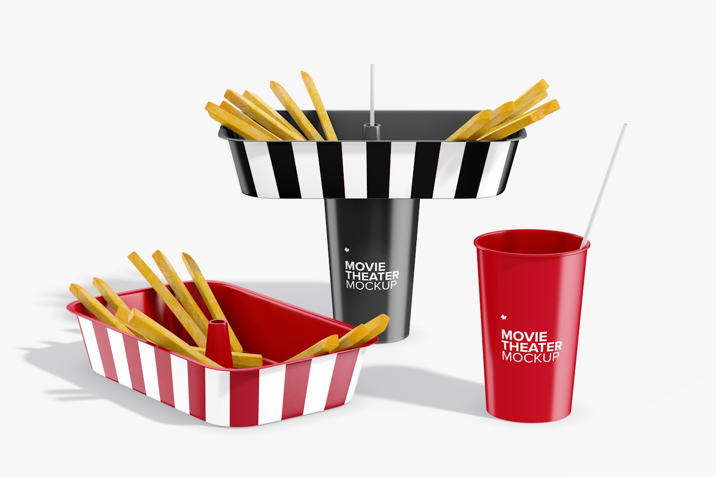 Cup with Tray Mockup