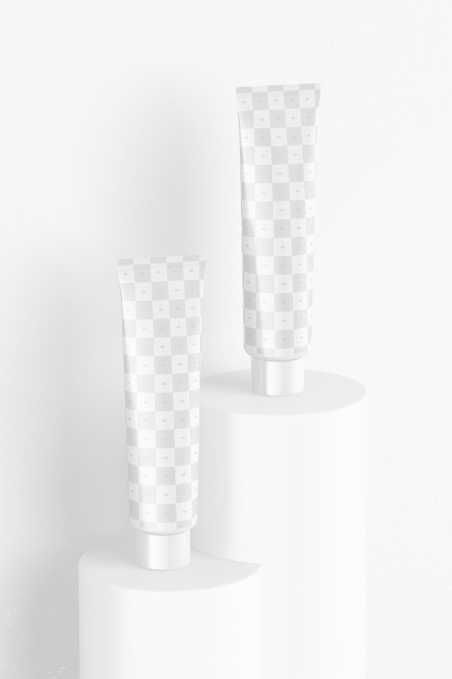 1.4 oz Cream Tubes on Podium Mockup 1.4 oz Cream Tubes on Podium Mockup
