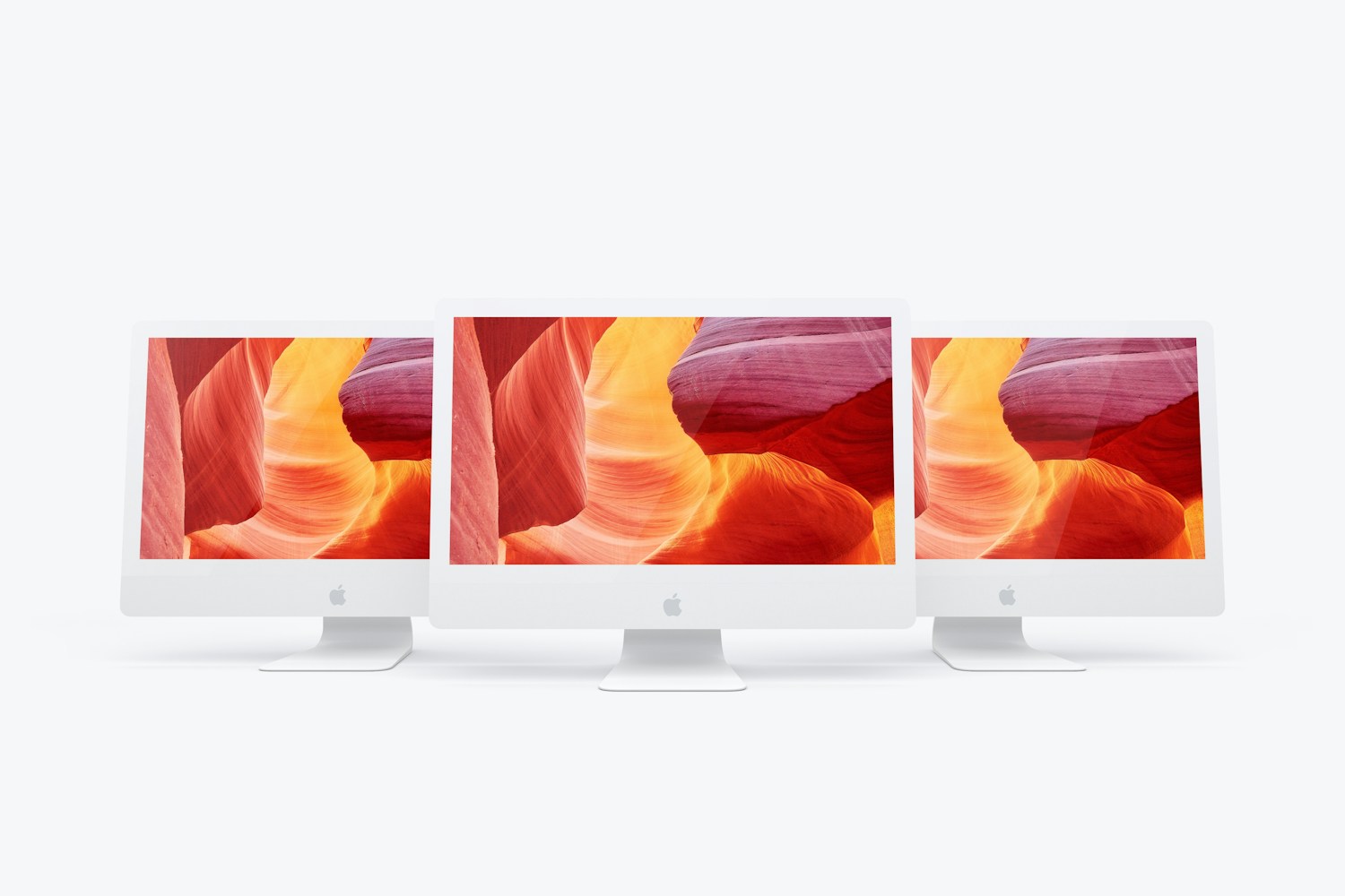Maqueta de iMac 27” Multicolor 02