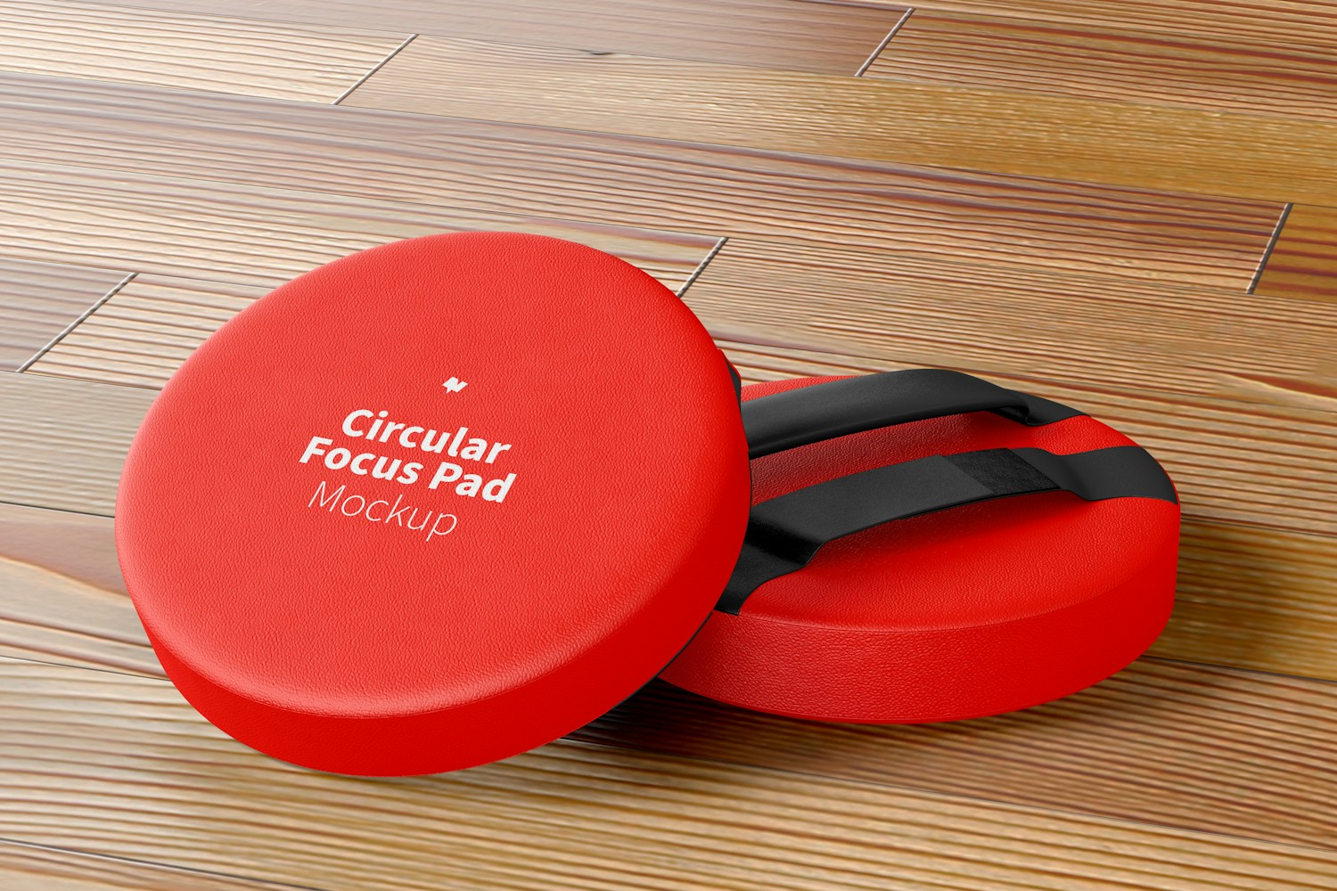 Circular Focus Pads Mockup