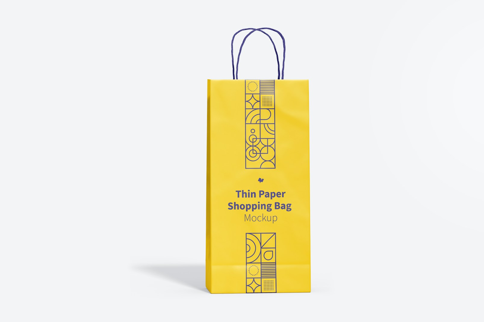 Thin Paper Shopping Bag Mockup