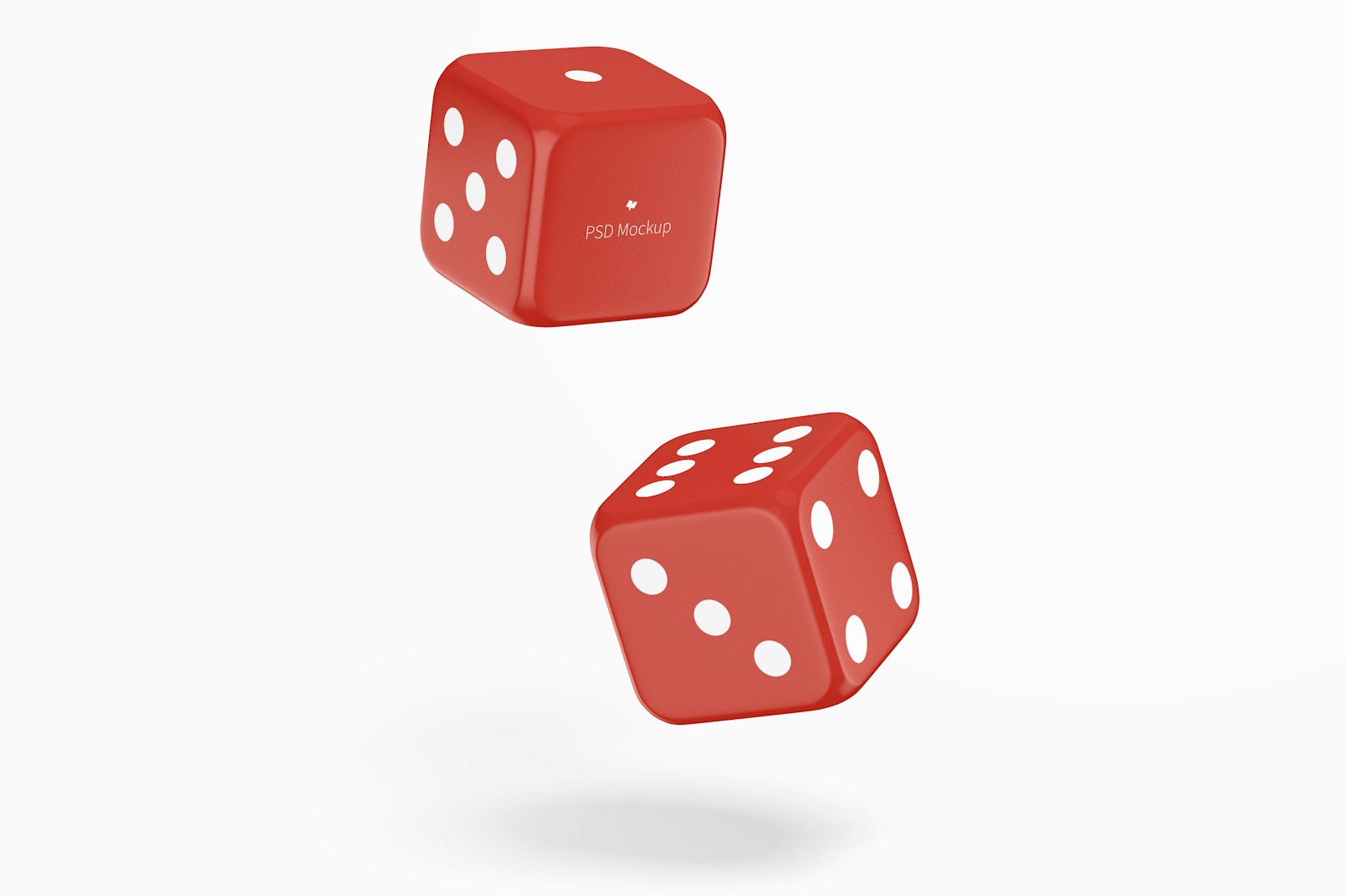 Dices Mockup, Floating