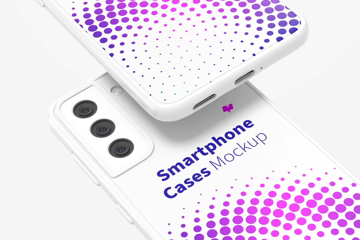 Samsung S21 Case Mockup, Close Up