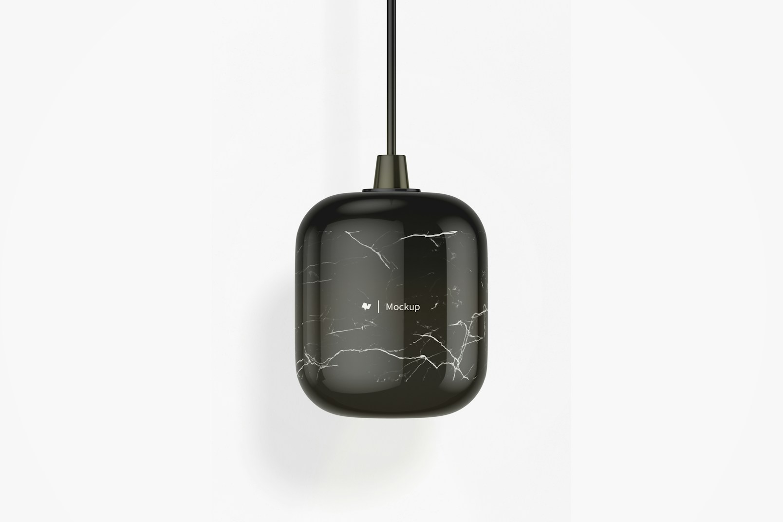 Small Pendant Lamp Mockup, Front View