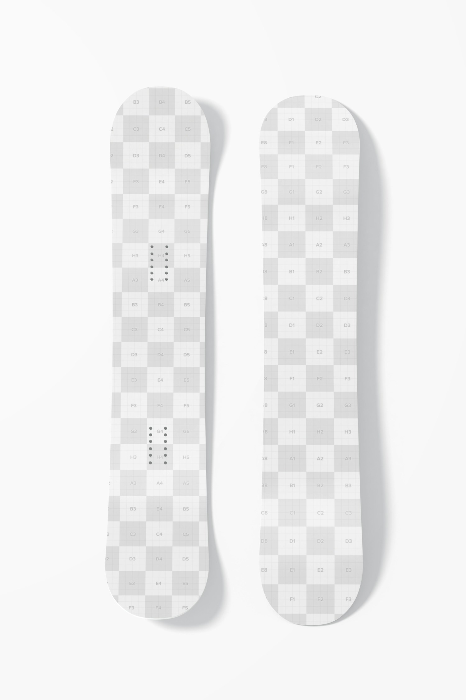 Maqueta de Tabla de Snowboard