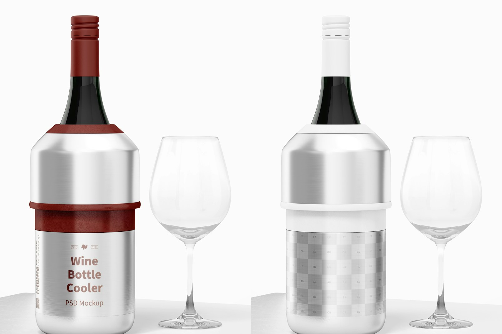 Maqueta de Enfriador de Botella de Vino