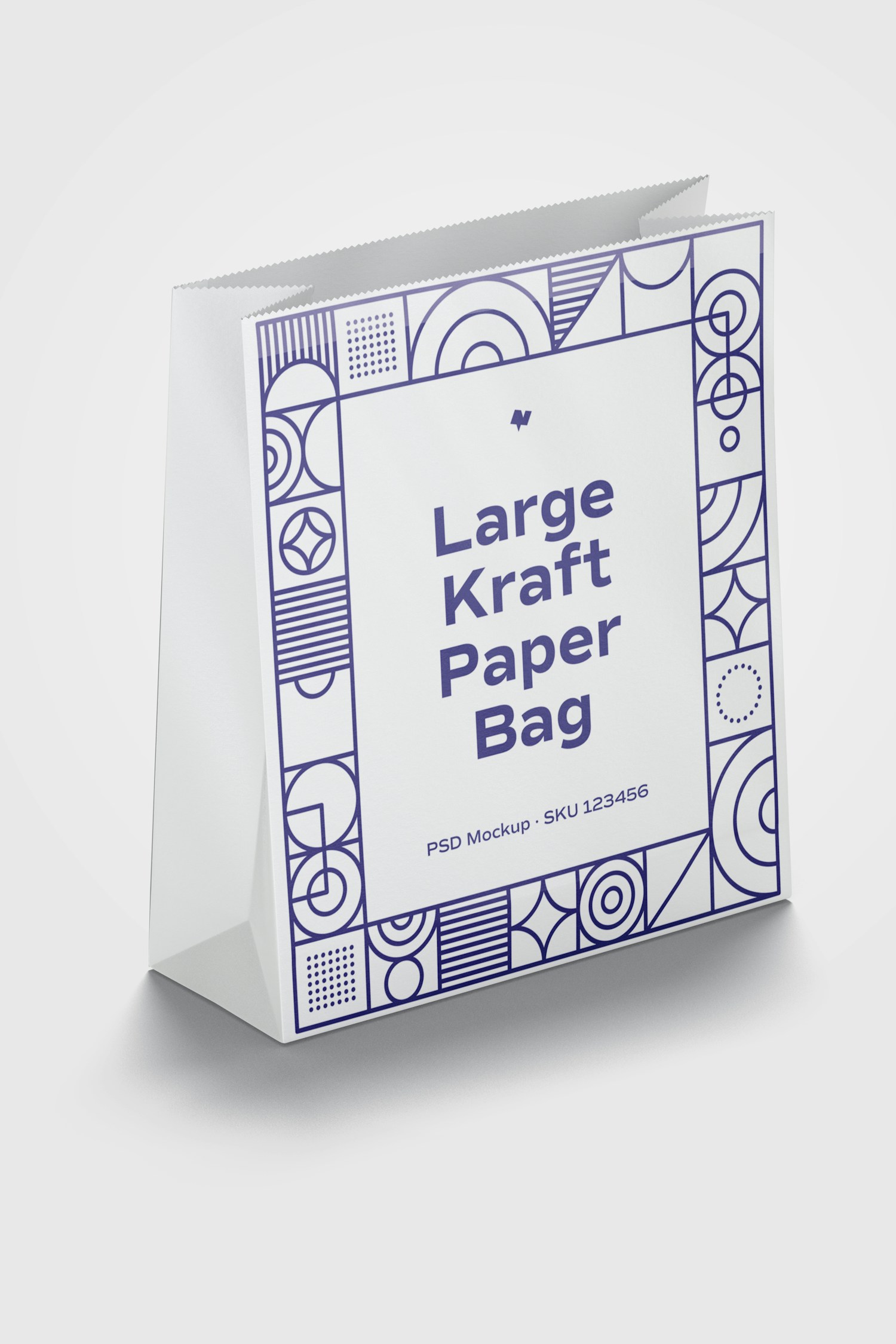 Large Kraft Paper Bag Mockup Large Kraft Paper Bag Mockup