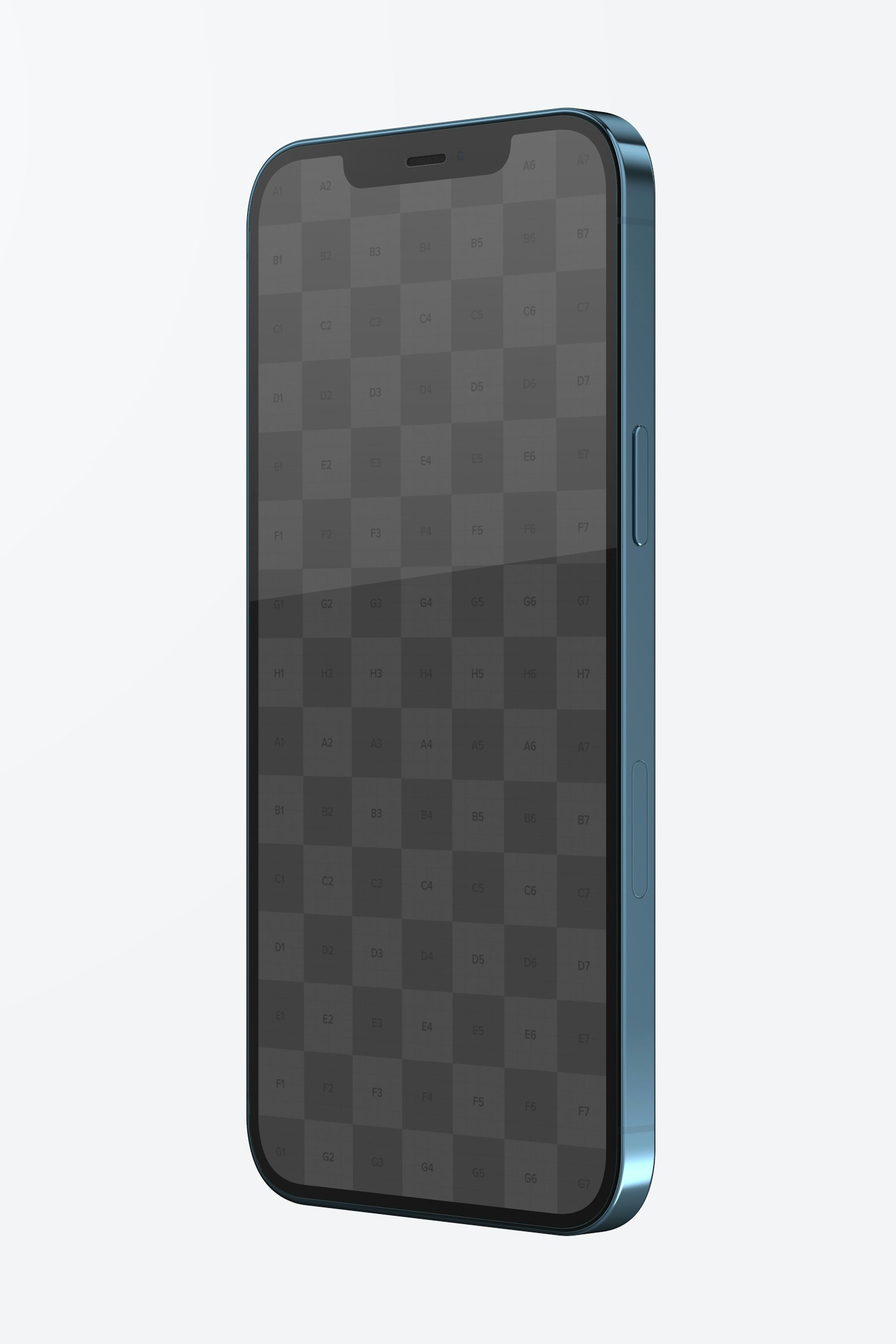 iPhone 12 Mockup, Left Side View