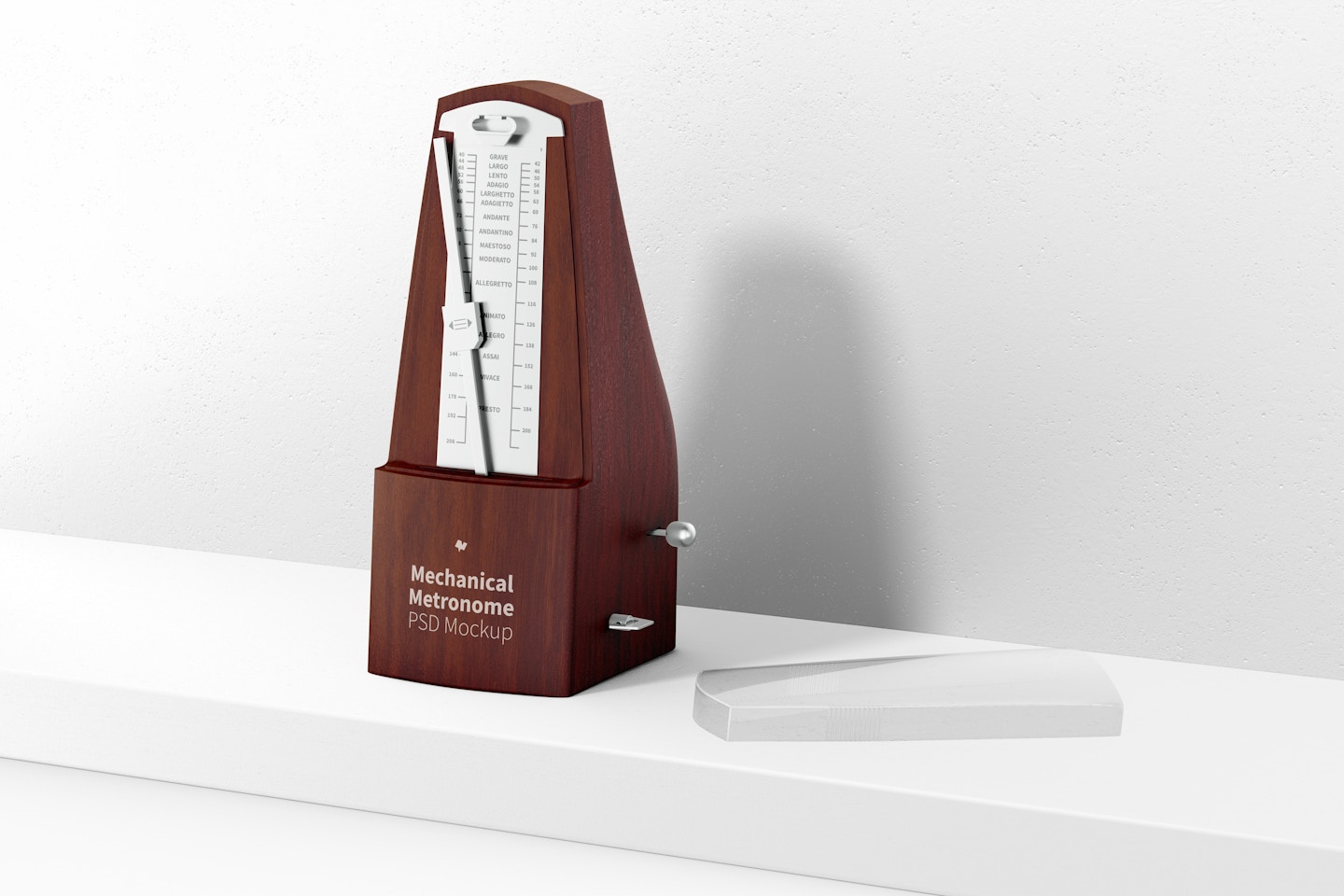 Mechanical Metronome Mockup, Right View