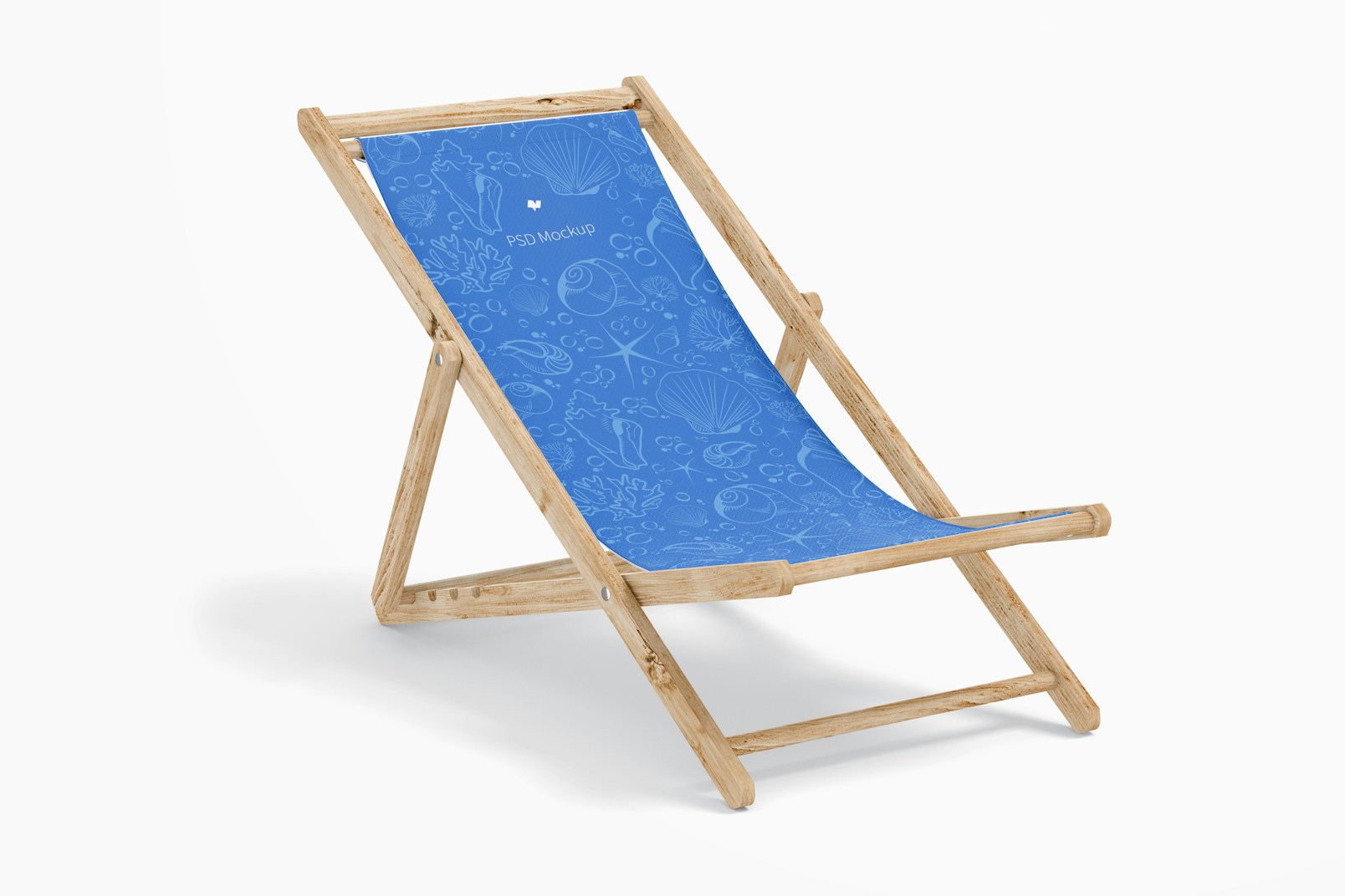 Beach Folding Chair Mockup, Right View