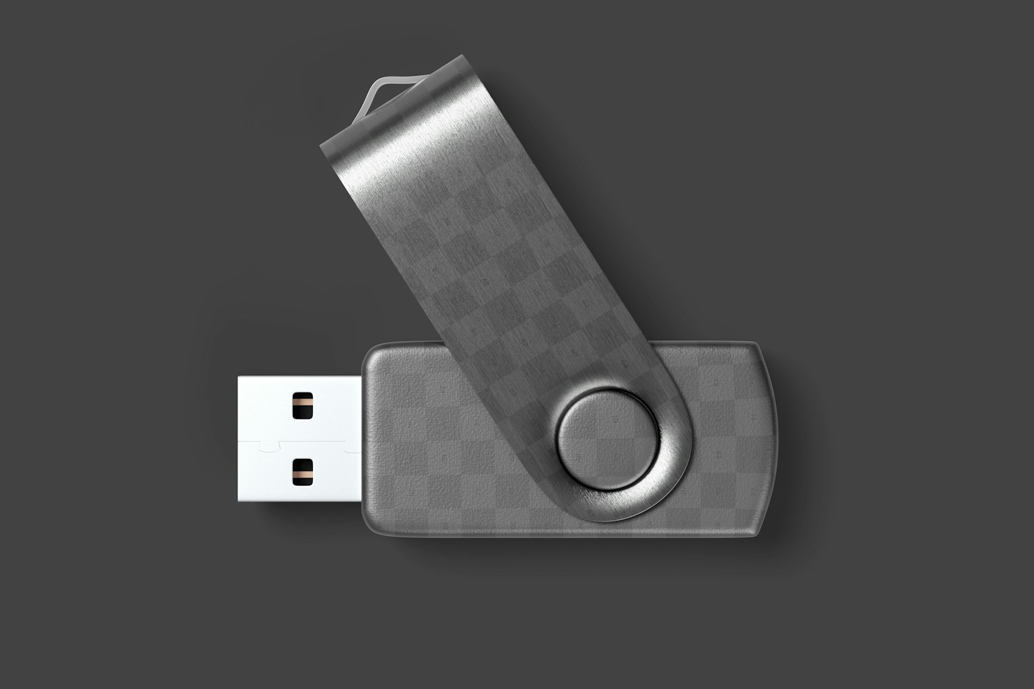 USB Flash Drive Mockup, Top View