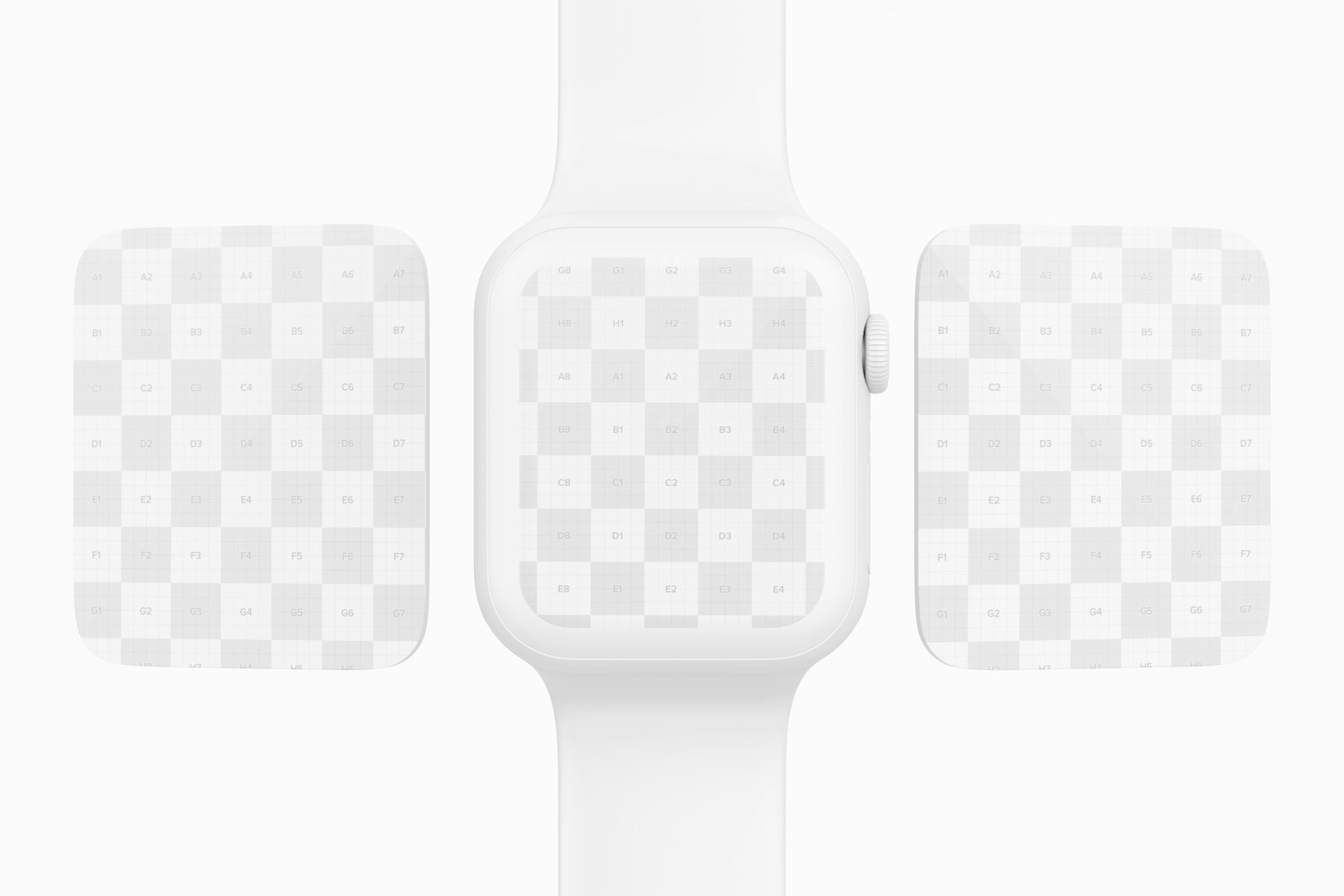 Apple Watch Series 4 Screens Mockup