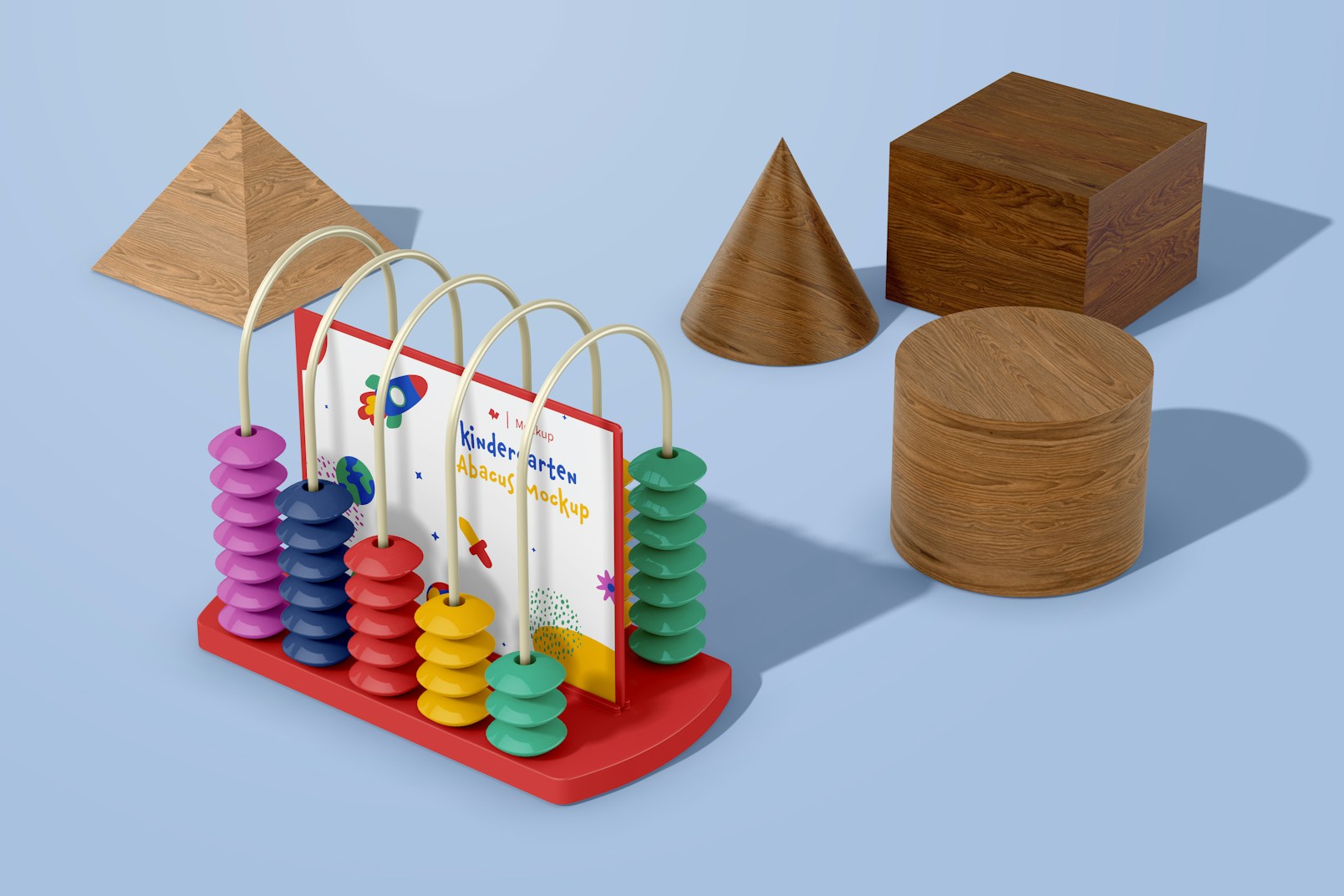 Abacus Mockup, with Shapes