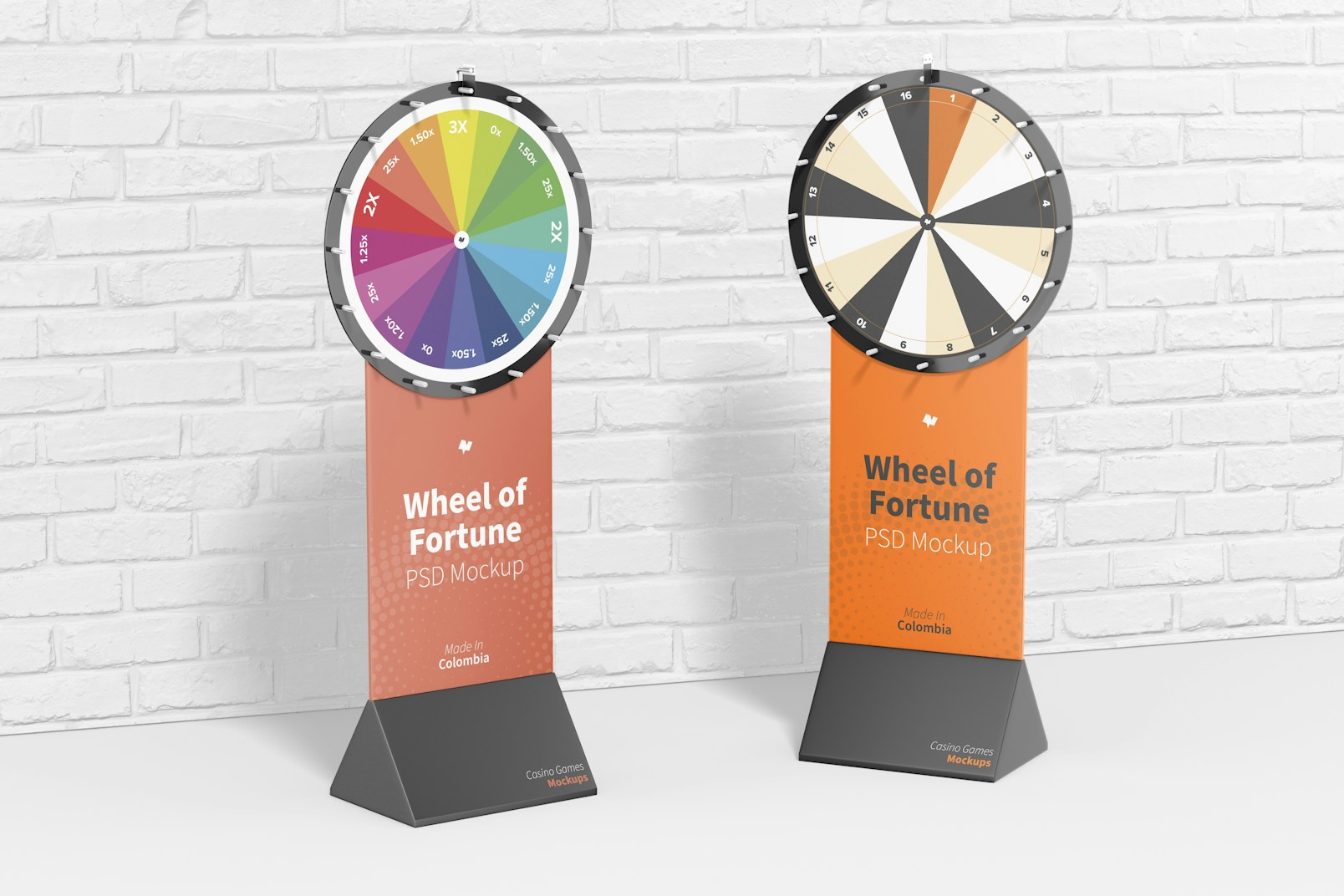 Wheels of Fortune Mockup