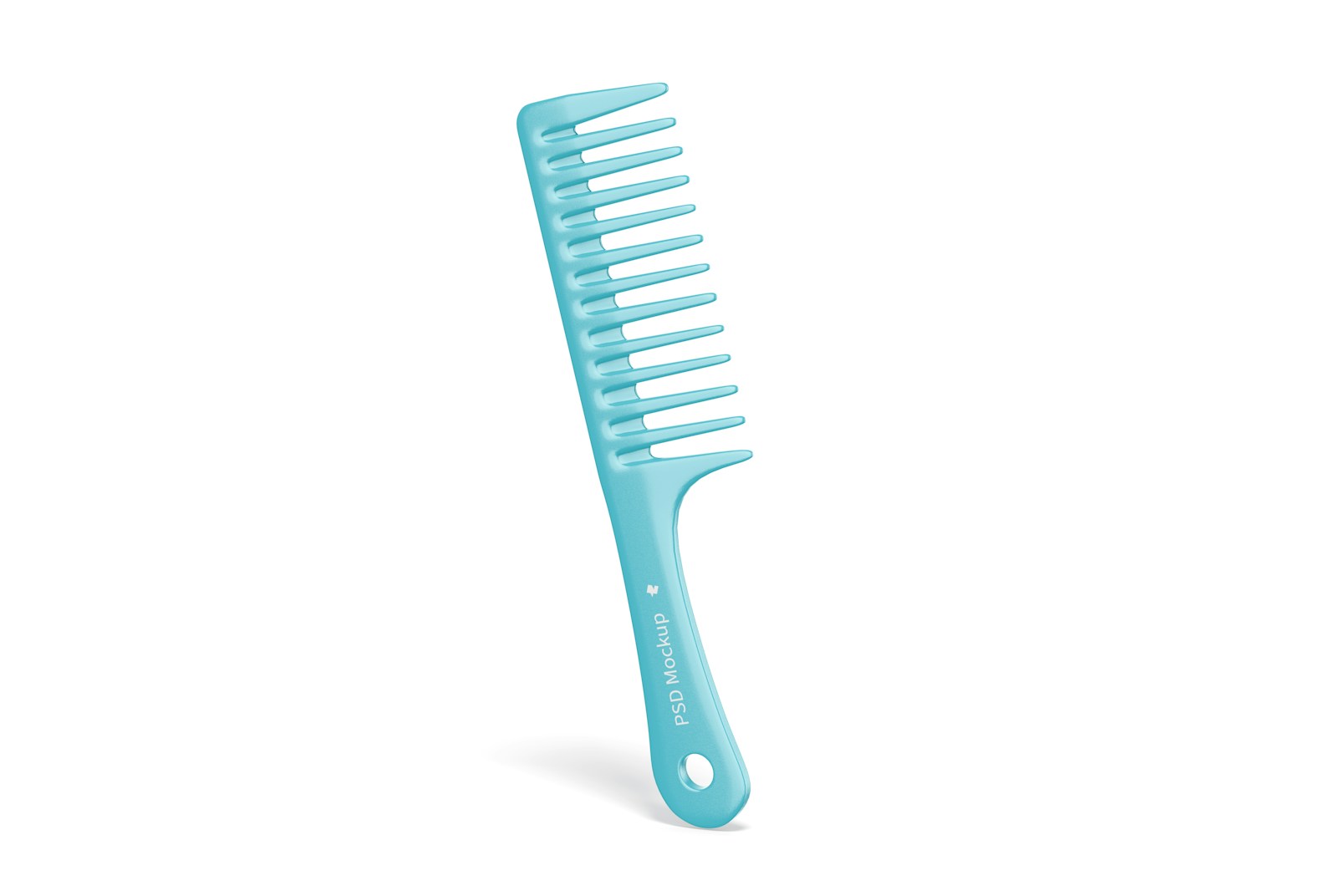 Wide Tooth Comb Mockup, Leaned