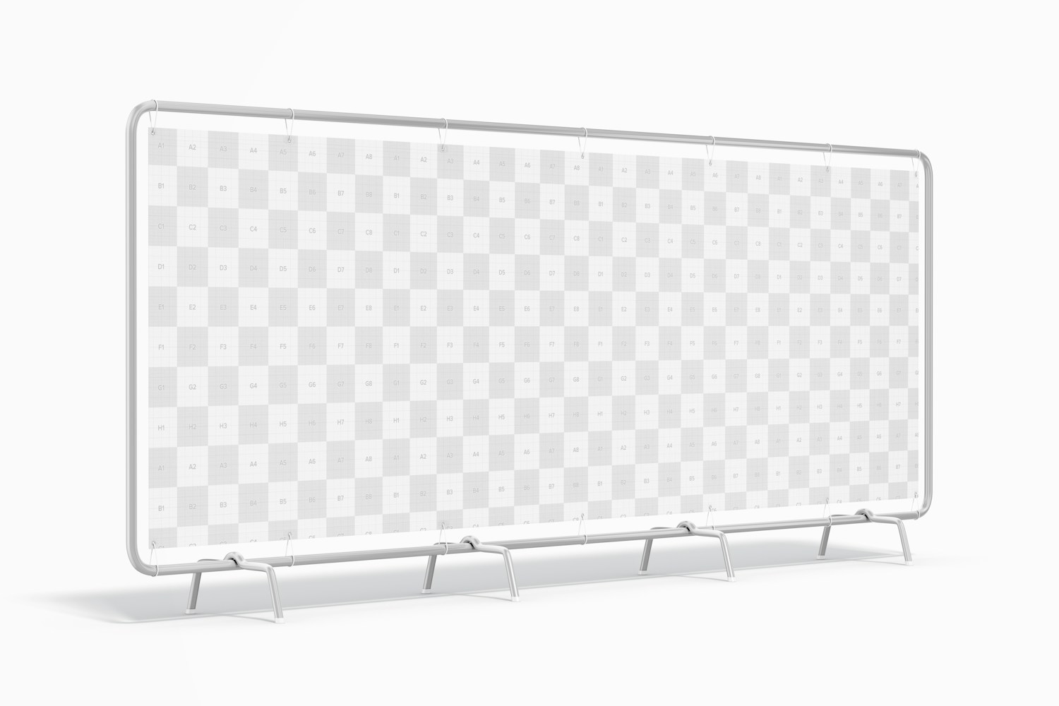 Giant Banner Mockup, Perspective