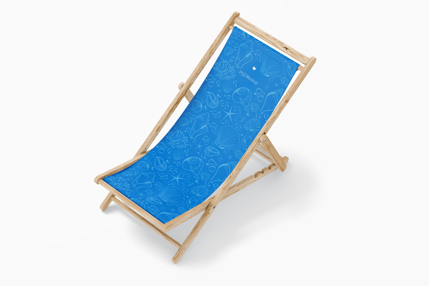 Beach Folding Chair Mockup, Top View Beach Folding Chair Mockup, Top View