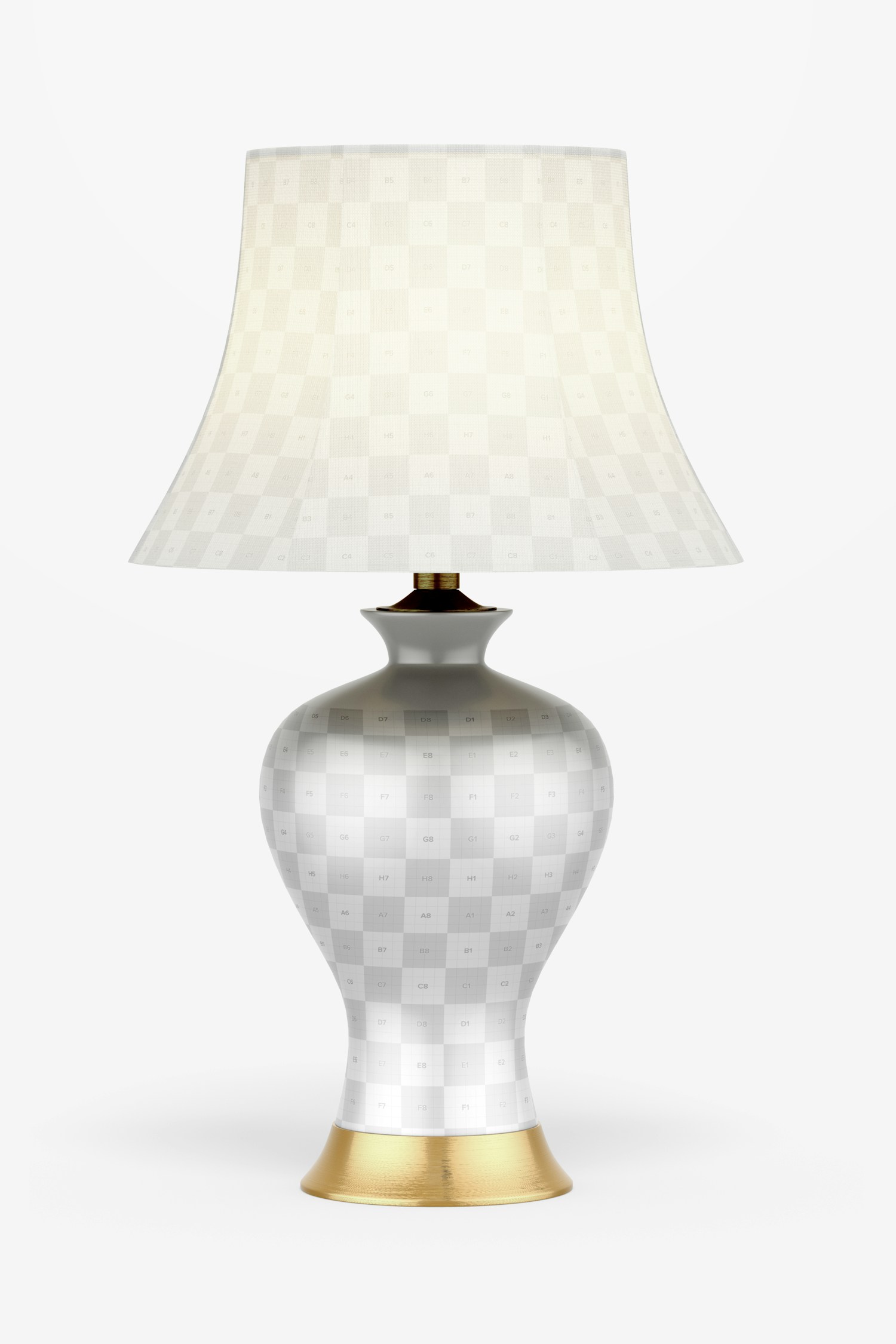 Classic Ceramic Table Lamp Mockup