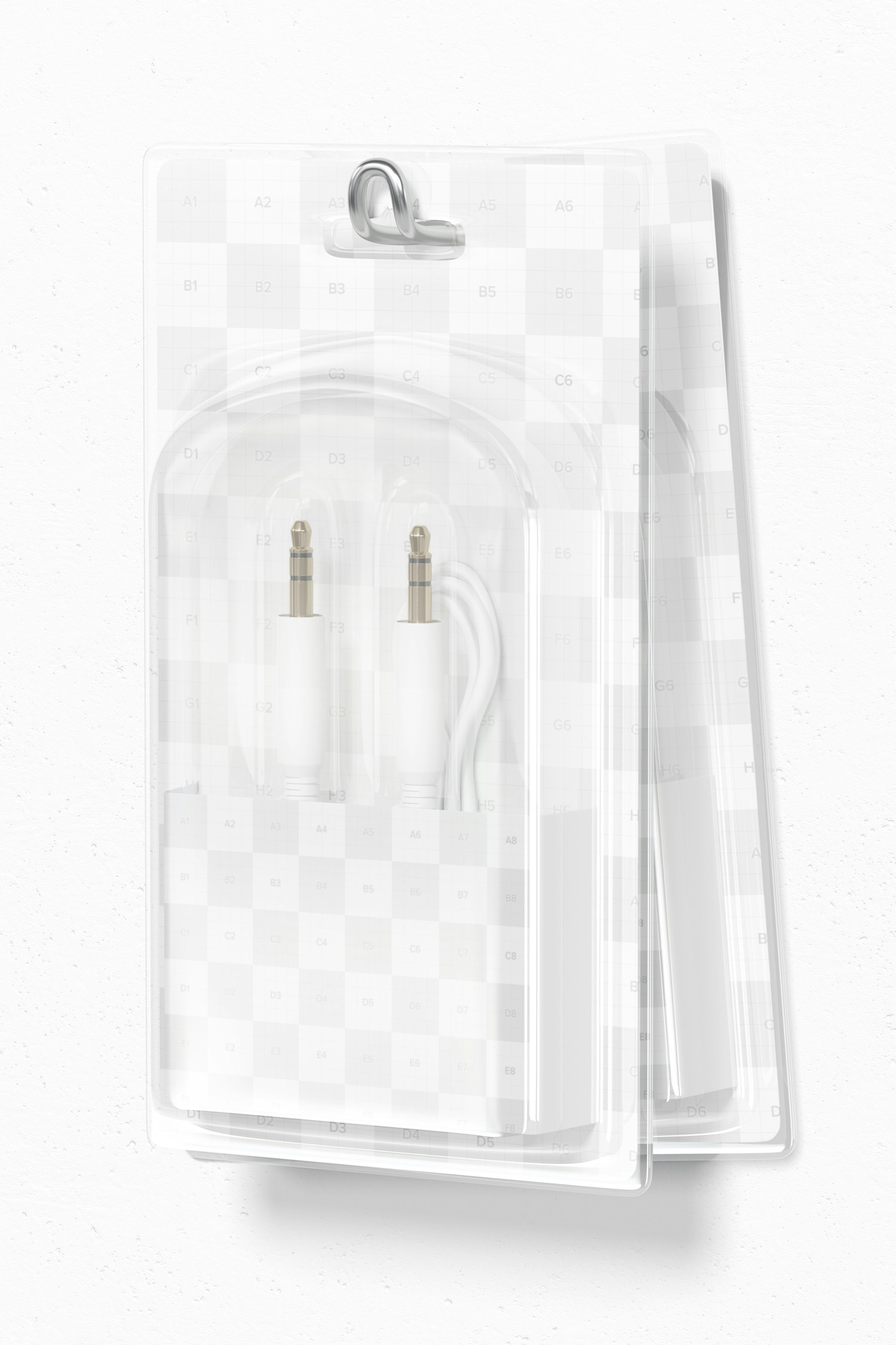 Stereo Audio Cable Mockup, Hanging on Wall Stereo Audio Cable Mockup, Hanging on Wall