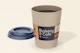 4 oz Paper Coffee Cup with Lid Mockup, Opened