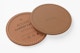 Round Leather Label Mockup, Stacked