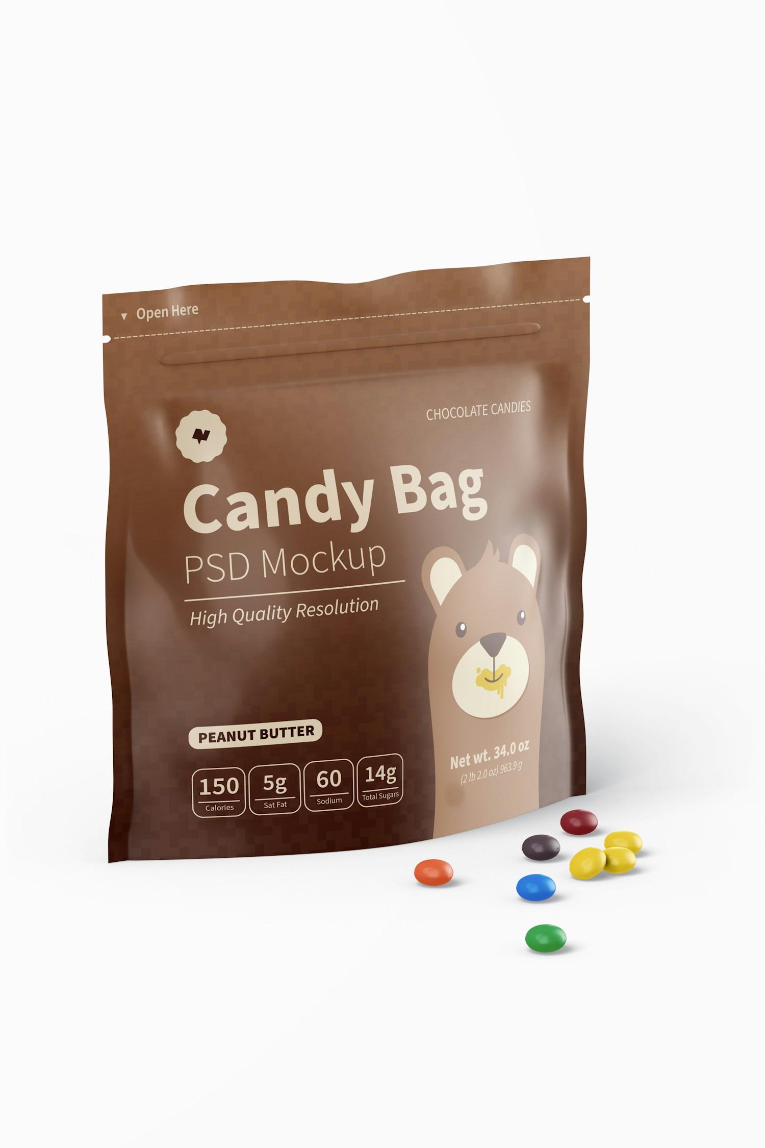 Candy Bag Mockup Candy Bag Mockup