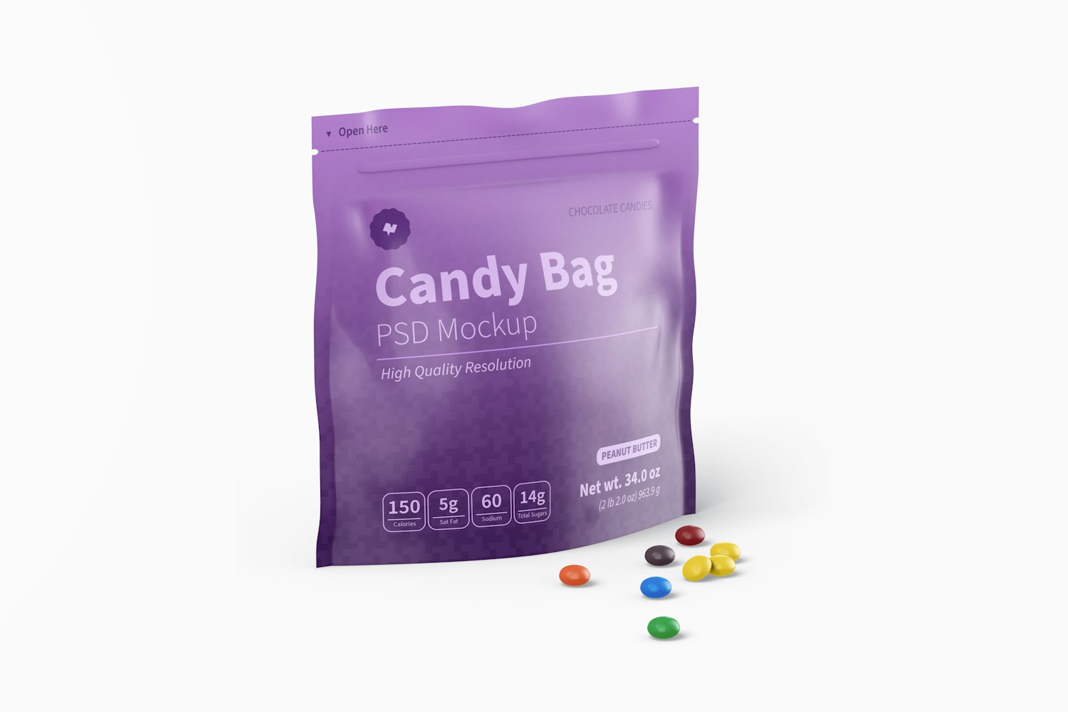 Candy Bag Mockup