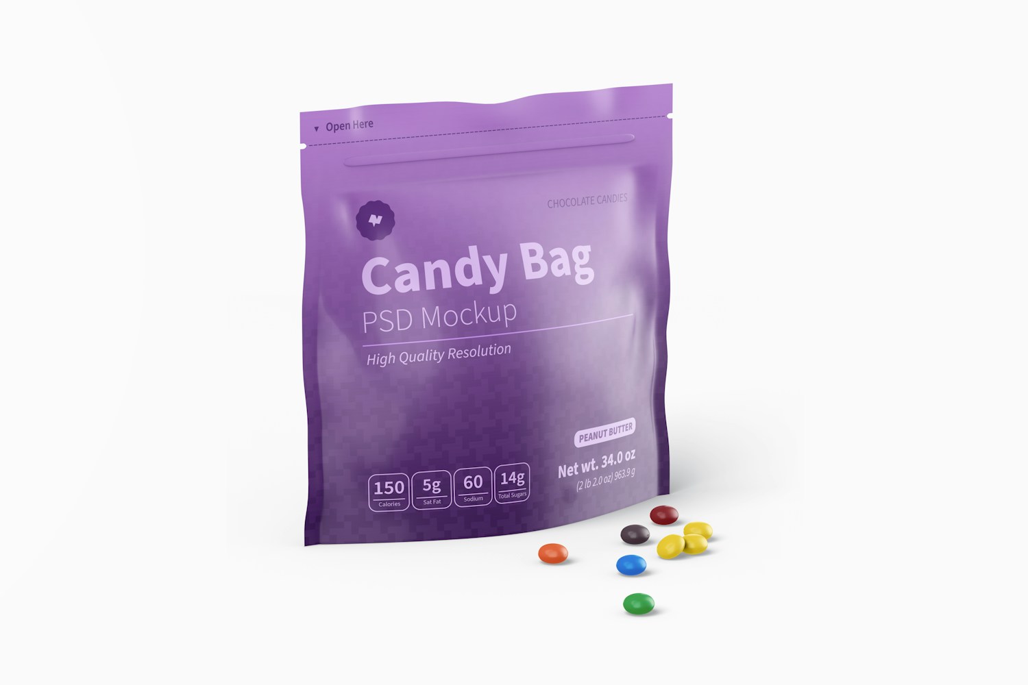 Candy Bag Mockup Candy Bag Mockup
