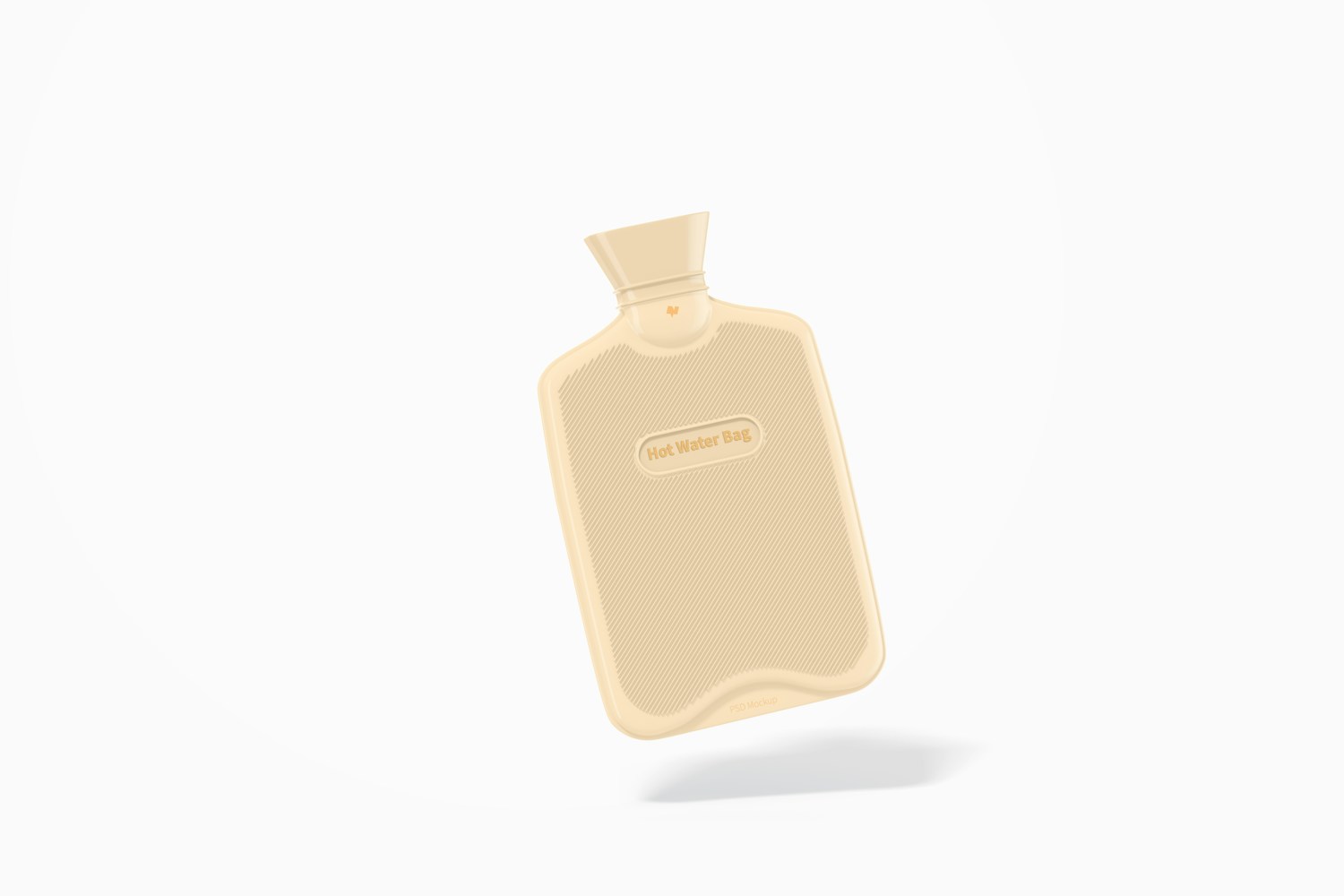 Hot Water Bags Mockup, Falling Hot Water Bags Mockup, Falling