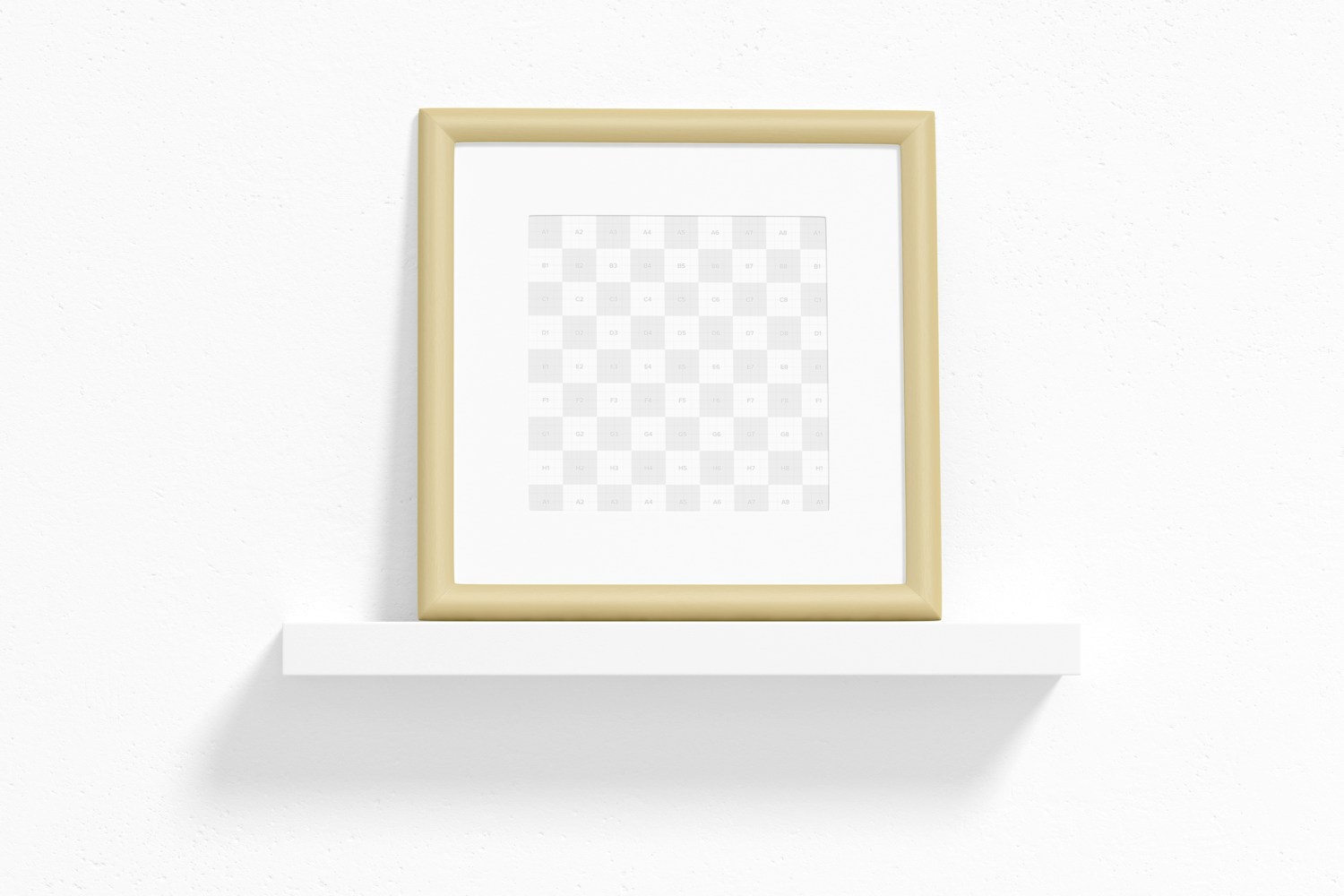 1:1 Square Frame Mockup, Front View