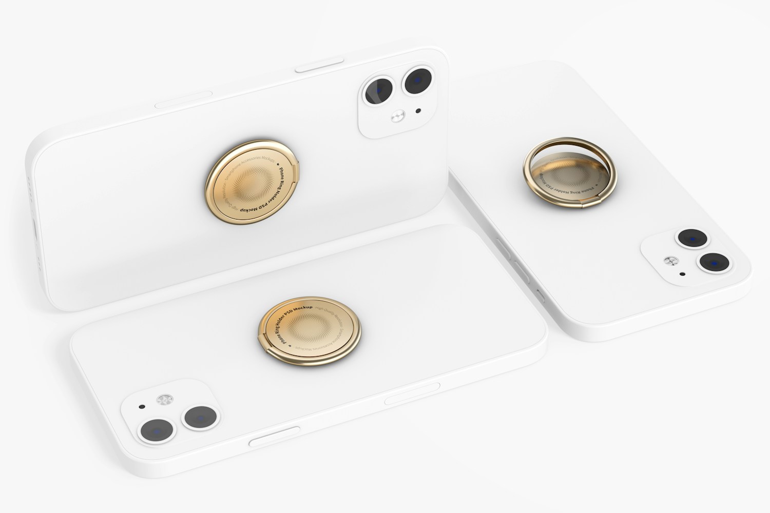 Phone Ring Holders Mockup Phone Ring Holders Mockup