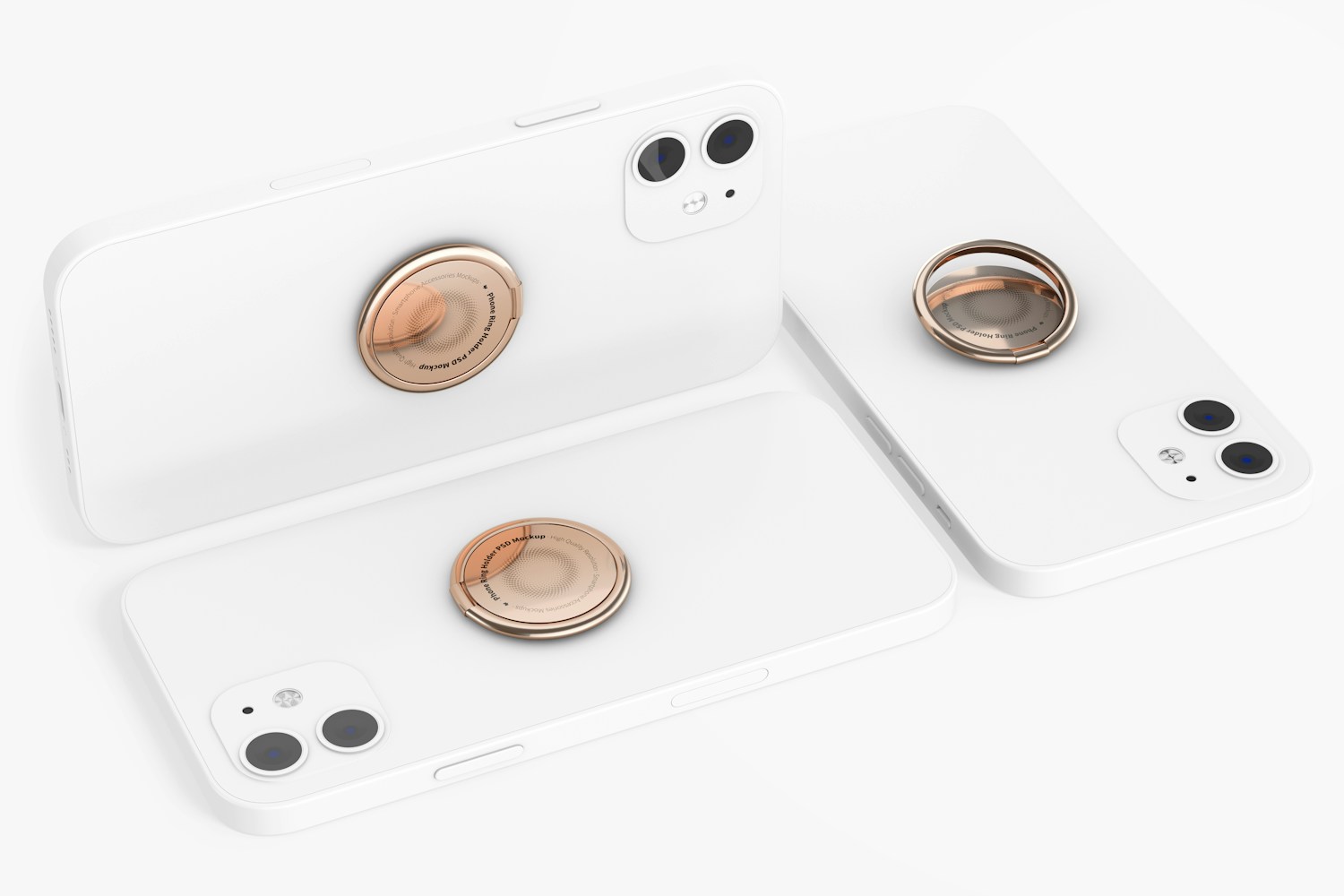 Phone Ring Holders Mockup Phone Ring Holders Mockup