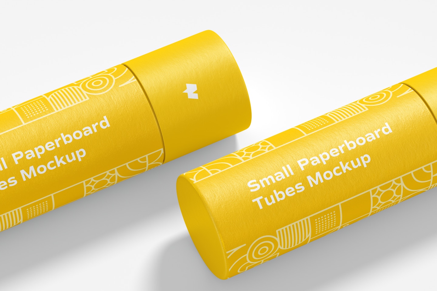 Small Paperboard Tubes Mockup