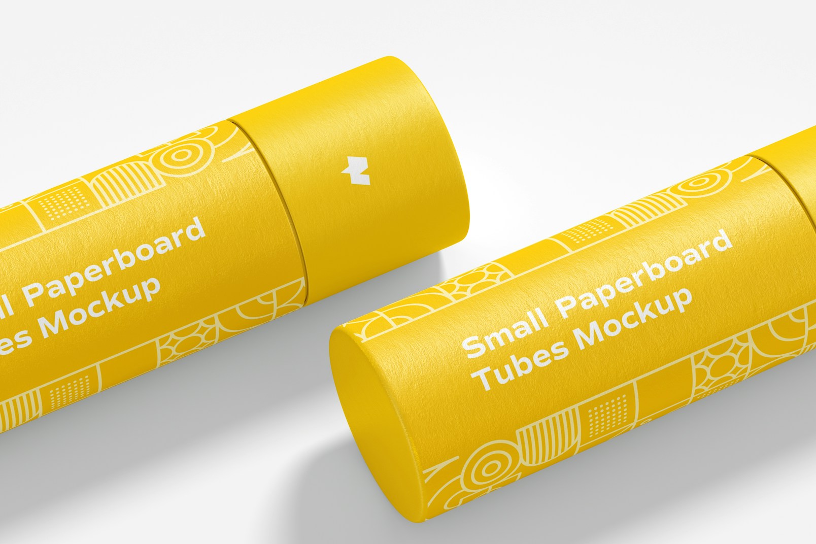 Small Paperboard Tubes Mockup