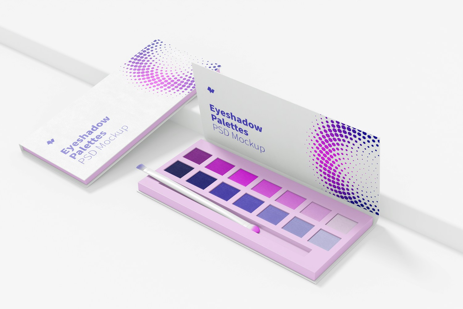 Eyeshadow Palettes Mockup Eyeshadow Palettes Mockup
